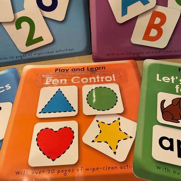 Kids Learning Toys Play and Learn With Wallace Wipe Clean Book Set - Picture 7 of 10